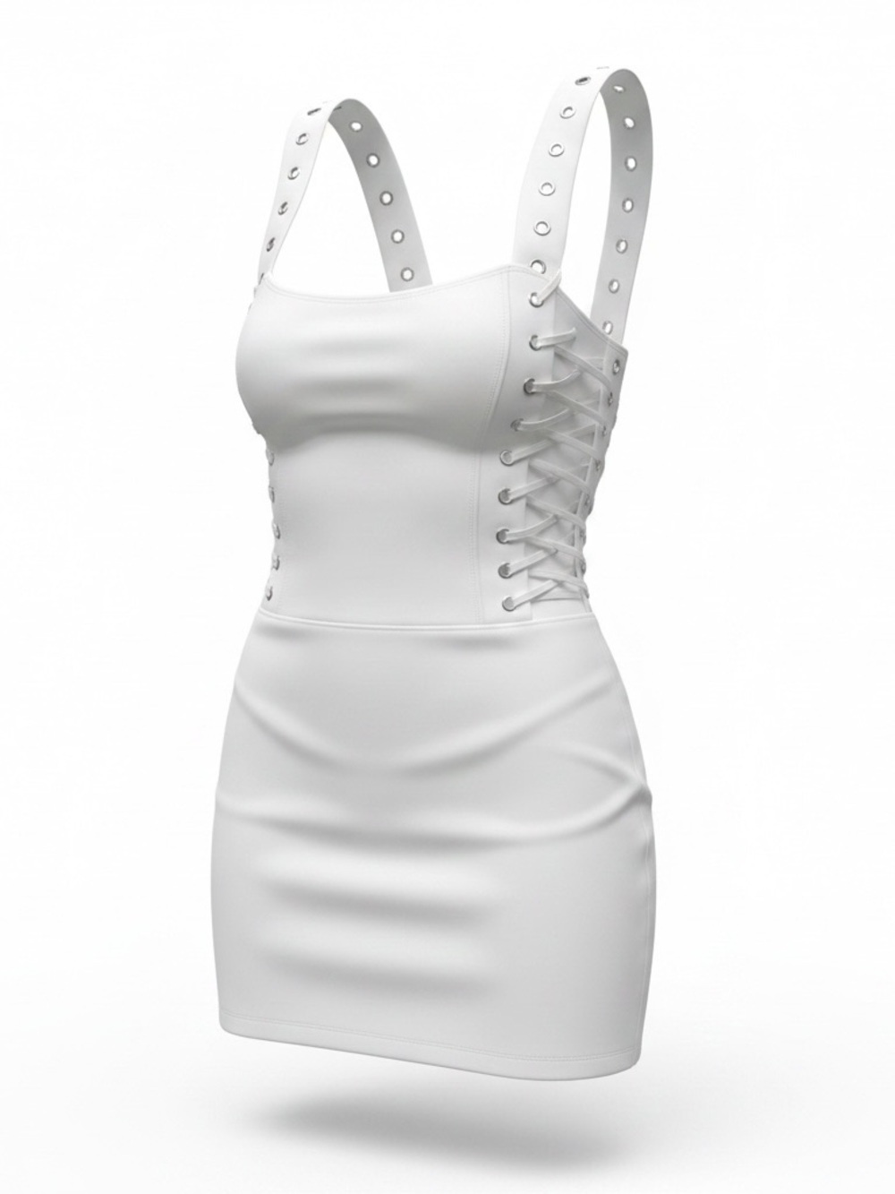 NWT White Fox Boutique One Of These Days Mini Dress - White -size Large
